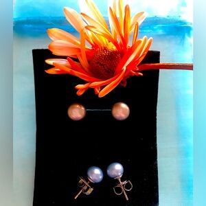 Honora Pearl Earrings/Set of 2